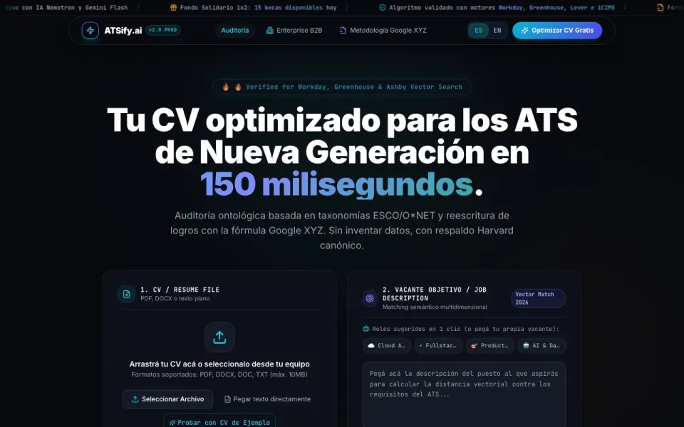Captura de ATSify-ai